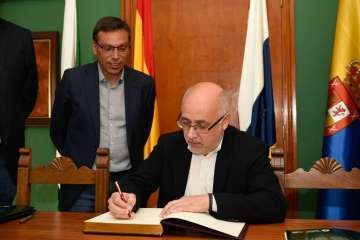 Visita institucional del Cabildo a Valsequillo (Foto TA)